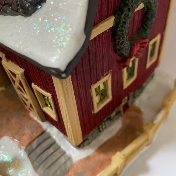 Santa’s Workbench Willow Walk Farm Lighted Christmas Village - Picture 11 of 11